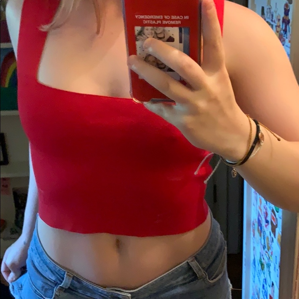 Red Tight Shirt